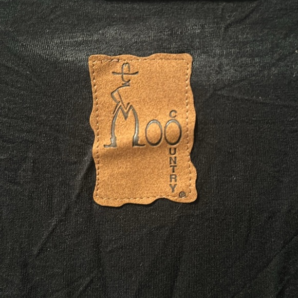 Cowgirl couture size M/L Moo country top - Picture 4 of 4